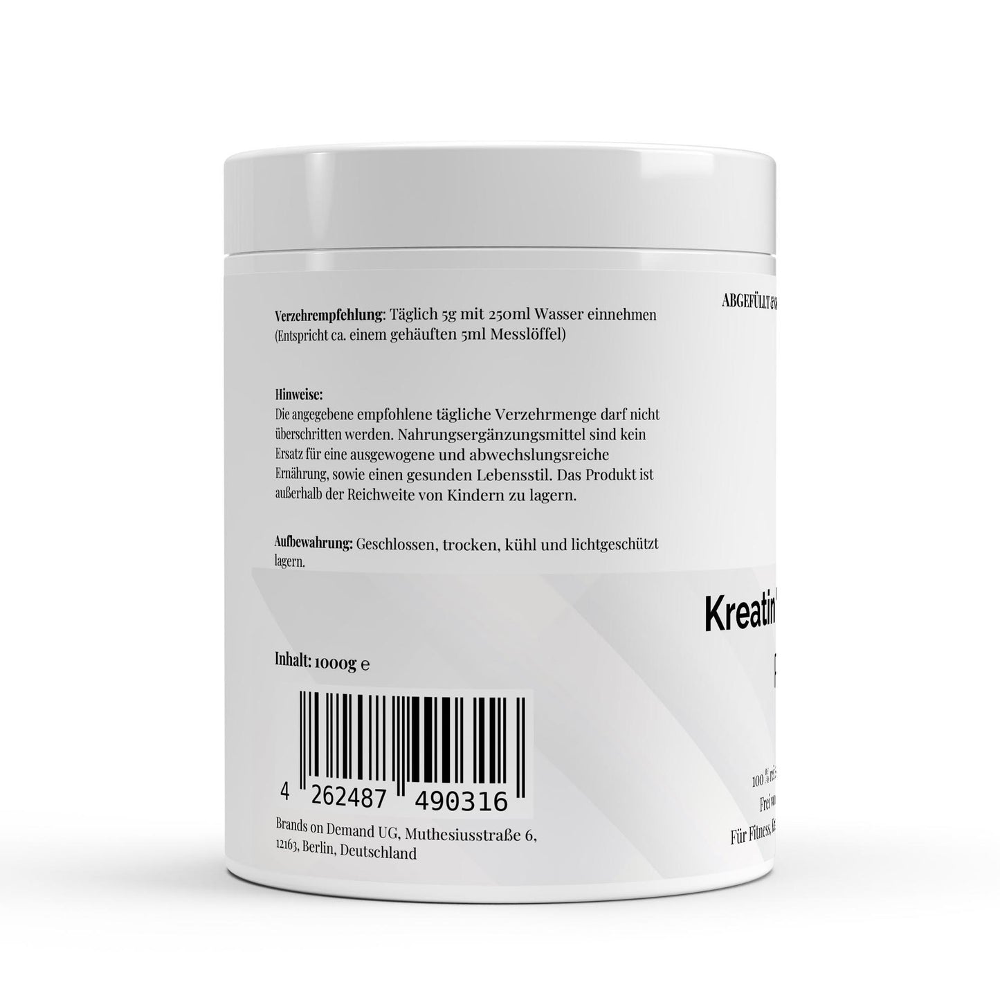 Creatinine  Monohydrate  - 1kg